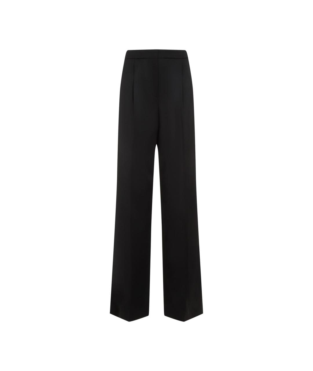 GIVENCHY Черные хлопковые прямые брюки, фото 1