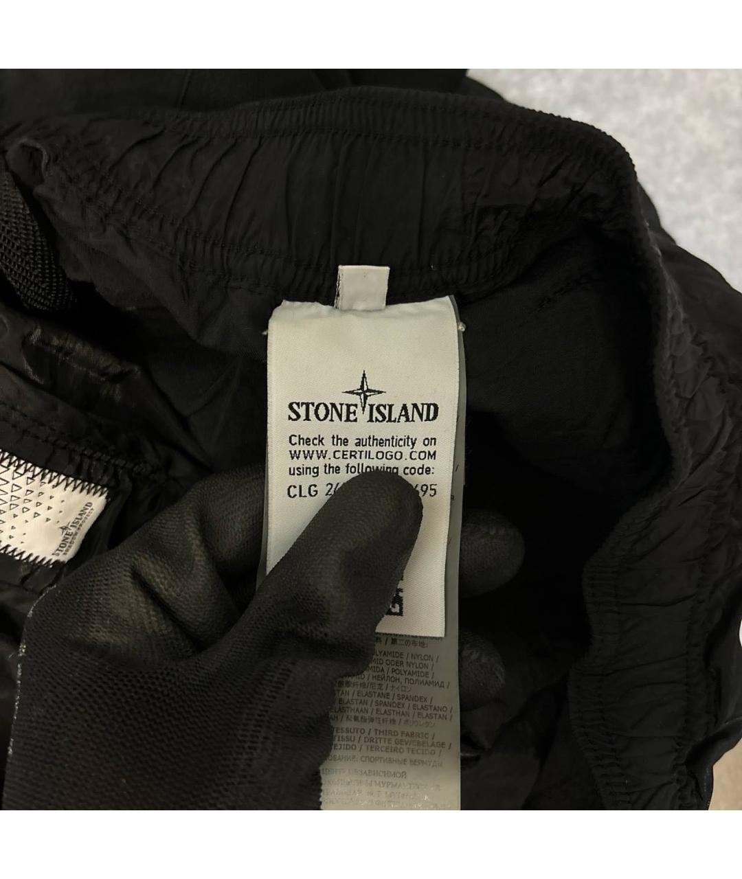 STONE ISLAND SHADOW PROJECT Черные шорты, фото 8