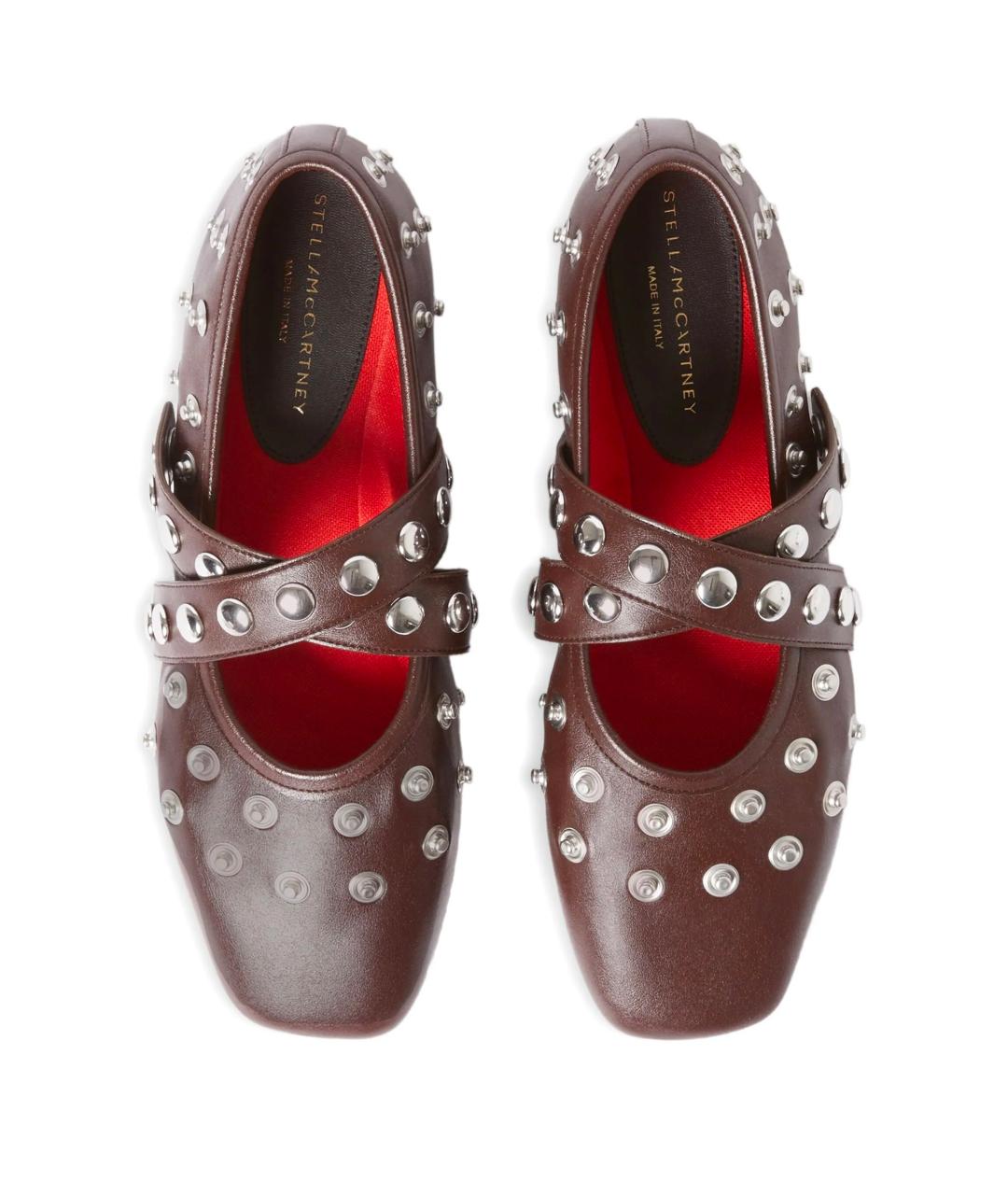 STELLA MCCARTNEY Коричневые балетки, фото 4