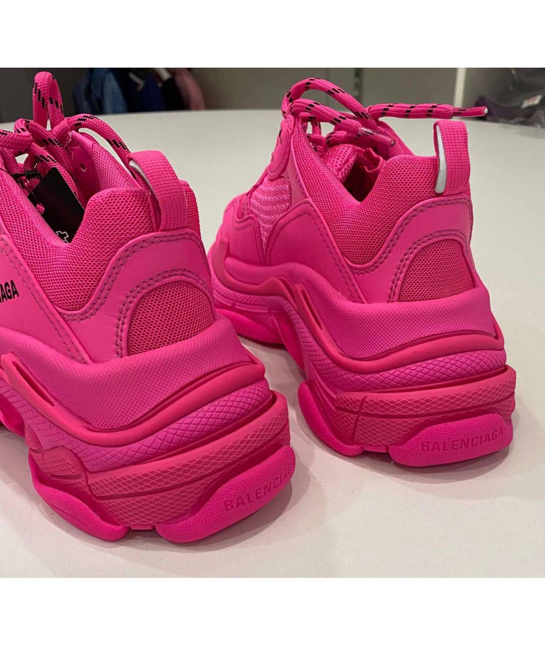 BALENCIAGA Розовые кроссовки, фото 3
