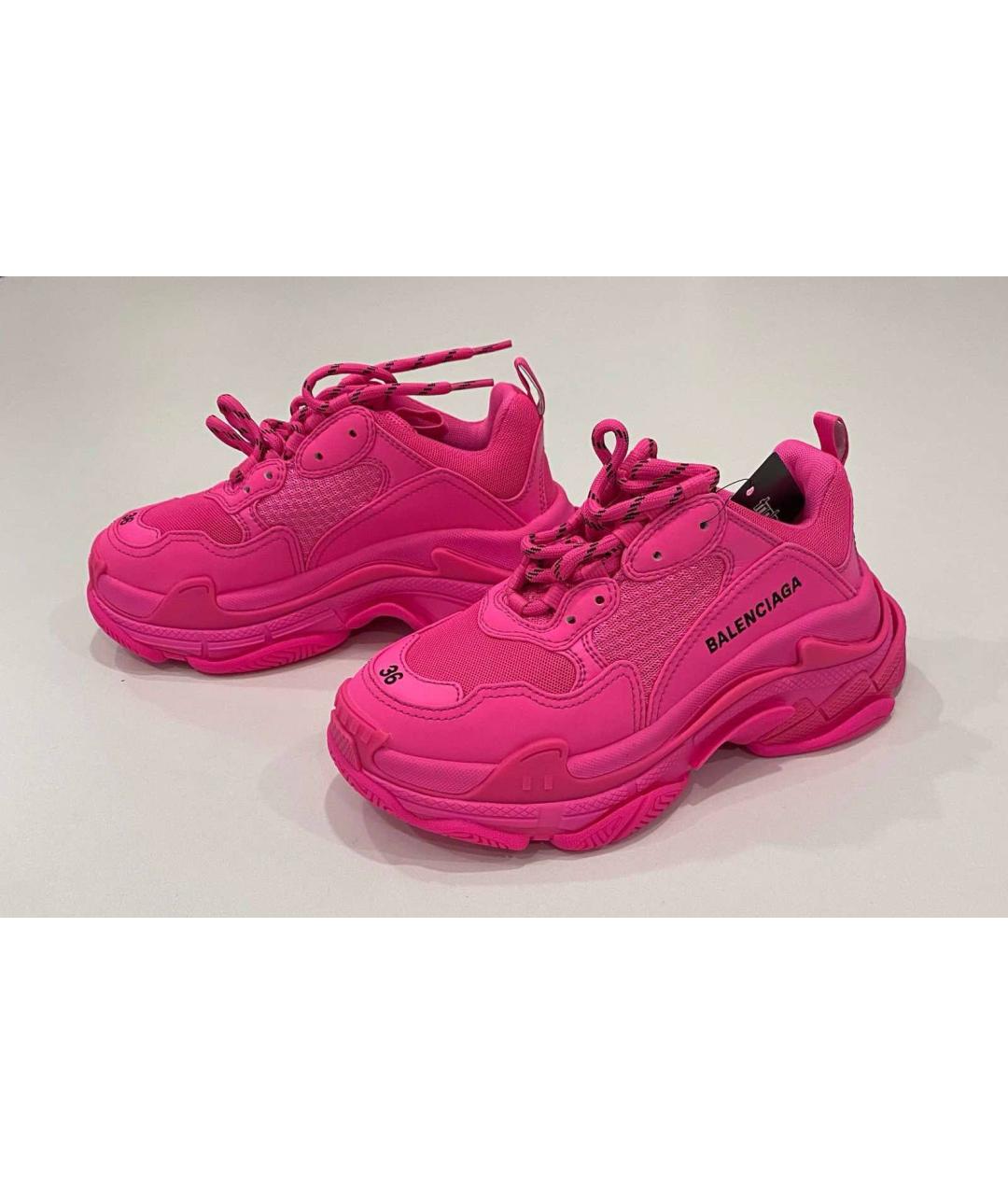 BALENCIAGA Розовые кроссовки, фото 2