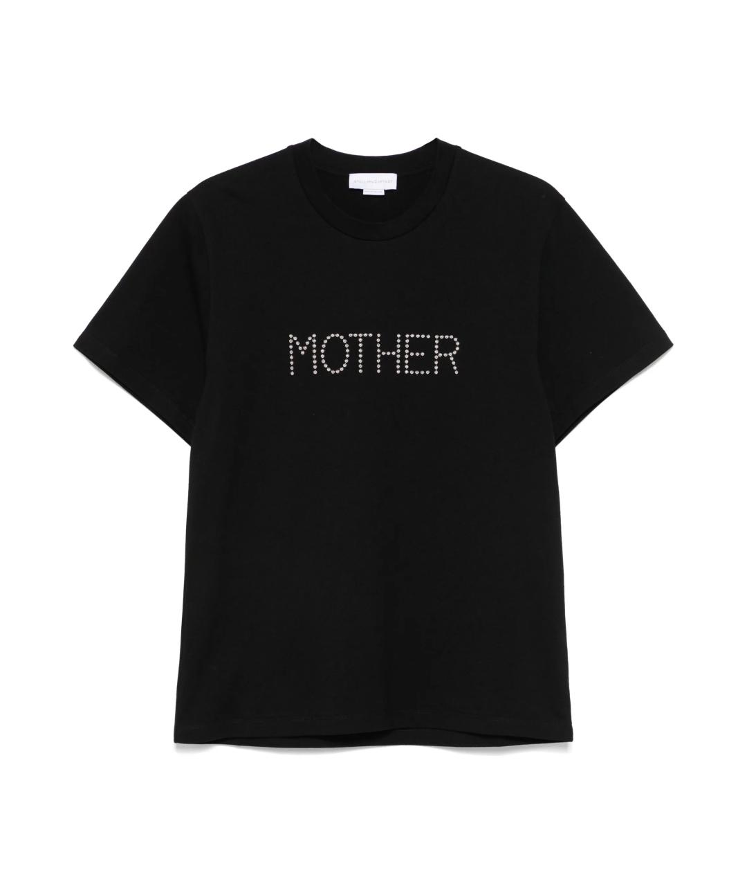 STELLA MCCARTNEY Черная хлопковая футболка, фото 1