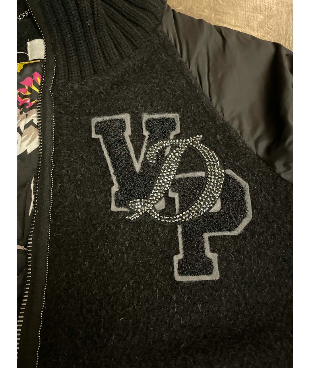 VDP Черная шерстяная куртка, фото 4