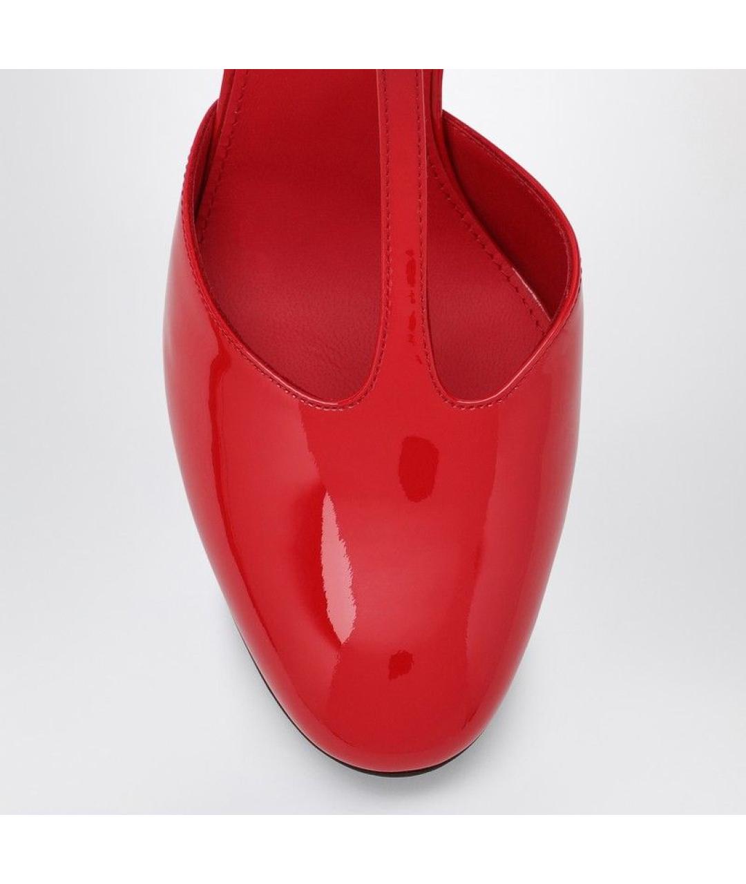 FERRAGAMO Красные кожаные туфли, фото 3