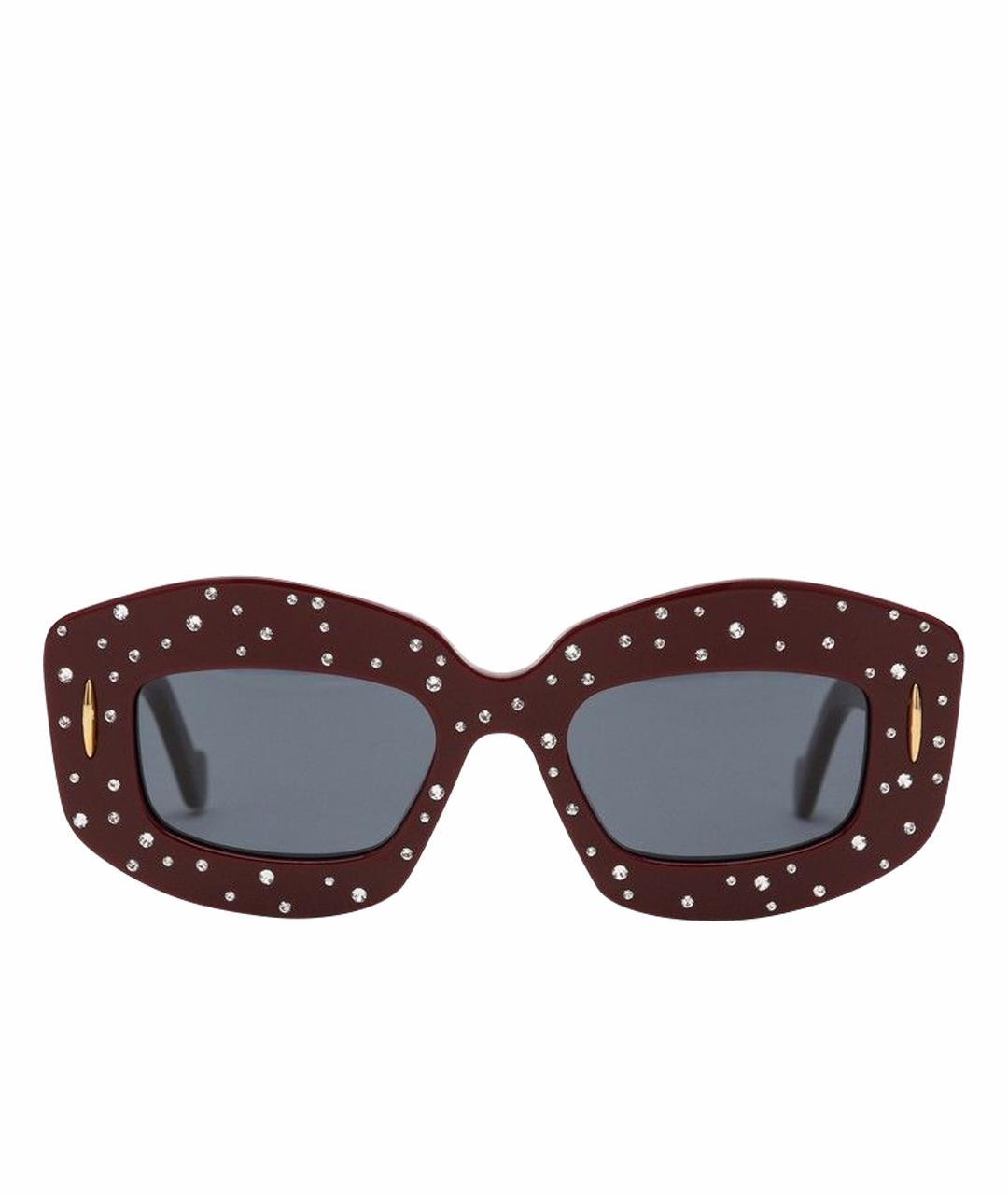 LOEWE Бордовые солнцезащитные очки, фото 1