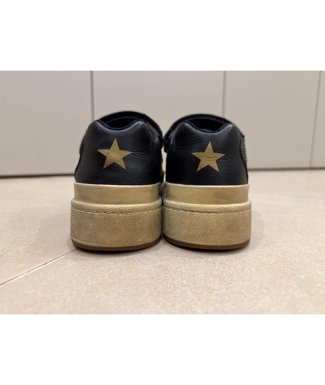 SAINT LAURENT Черные кожаные кеды, фото 4