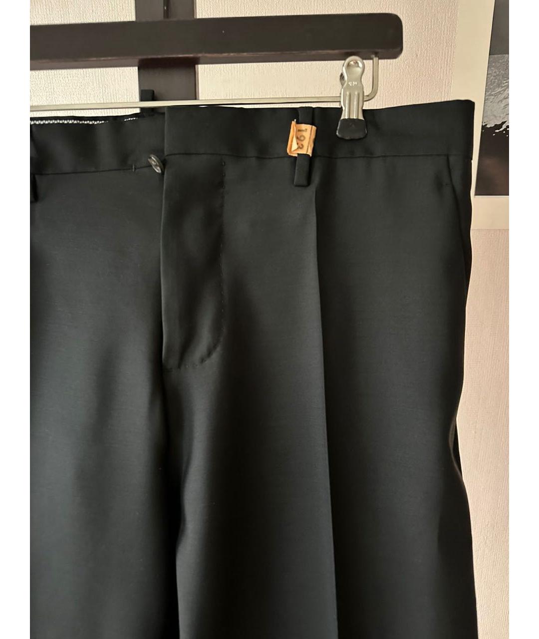 DSQUARED2 Черные шерстяные классические брюки, фото 3