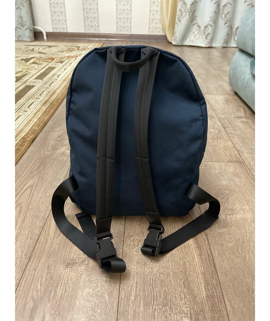 DSQUARED2 Синий тканевый рюкзак, фото 3