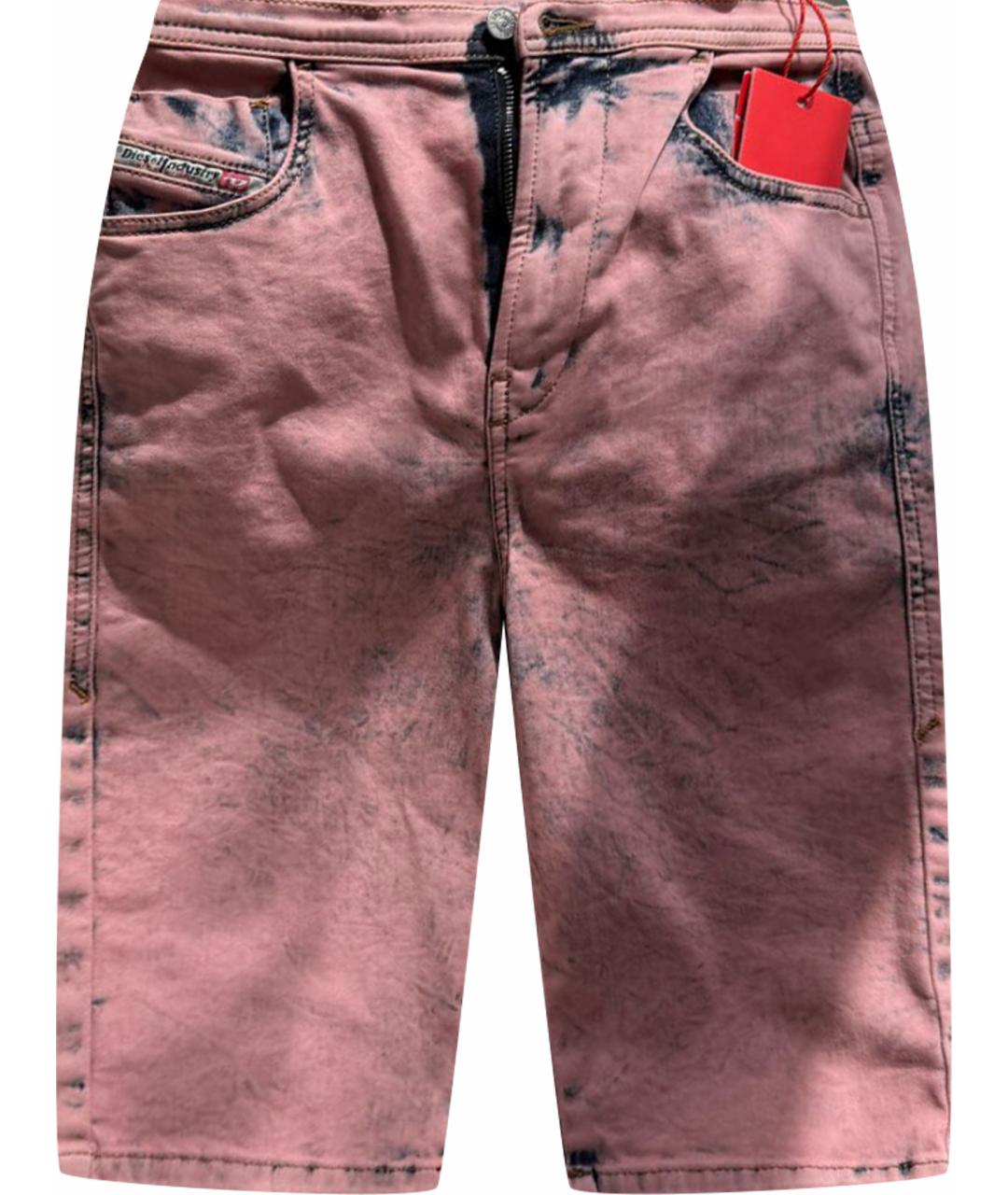 DIESEL Розовые деним шорты, фото 1