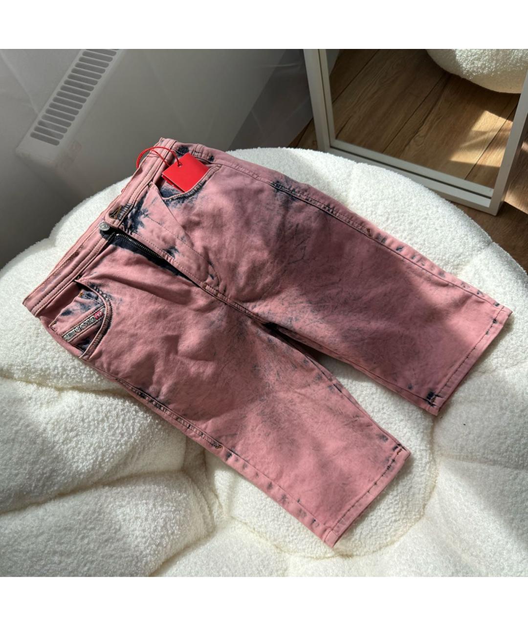 DIESEL Розовые деним шорты, фото 6