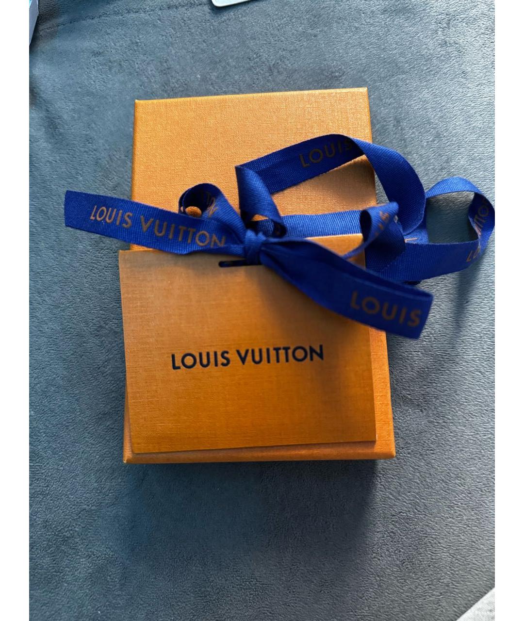LOUIS VUITTON Темно-синий кожаный кардхолдер, фото 6