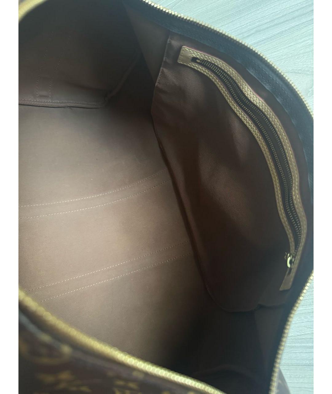 LOUIS VUITTON Коричневая дорожная/спортивная сумка, фото 7