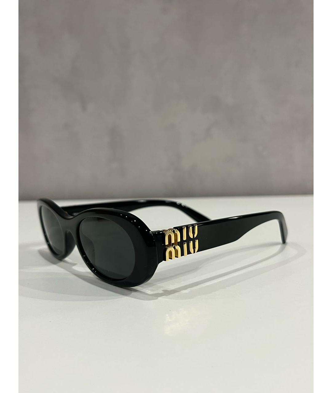 MIU MIU Черные солнцезащитные очки, фото 2
