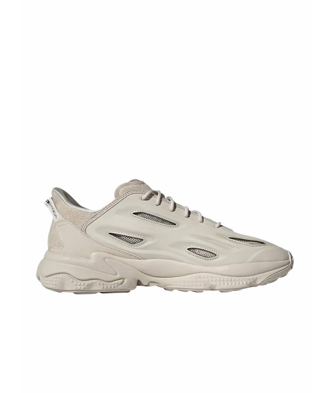 ADIDAS Бежевые высокие кроссовки / кеды, фото 1
