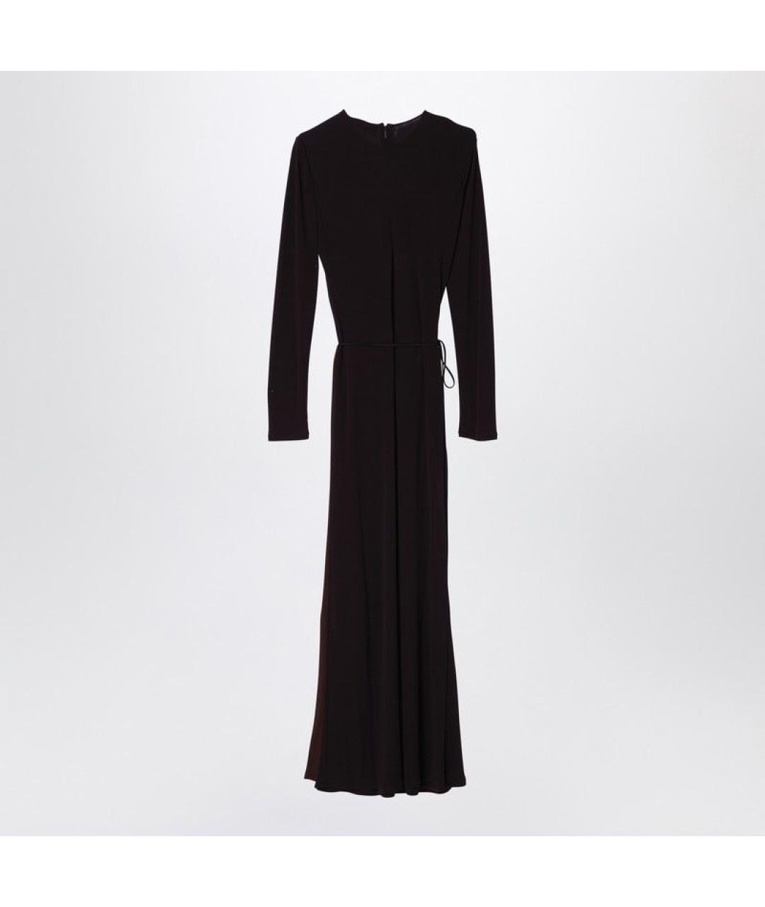 FENDI Фиолетовое вискозное вечернее платье, фото 3
