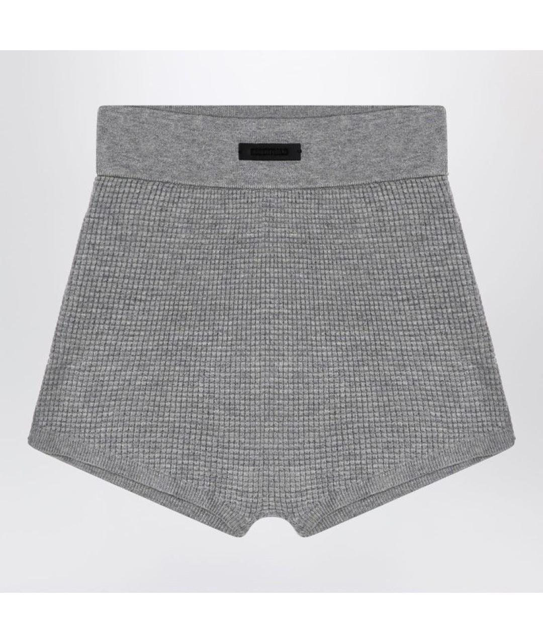 FEAR OF GOD Серые полиэстеровые шорты, фото 3