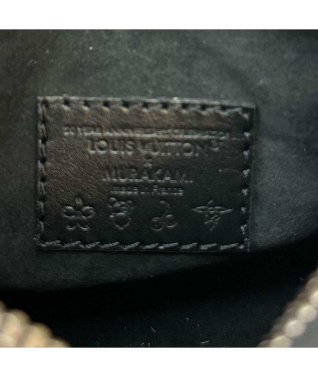LOUIS VUITTON Черная кожаная сумка с короткими ручками, фото 7