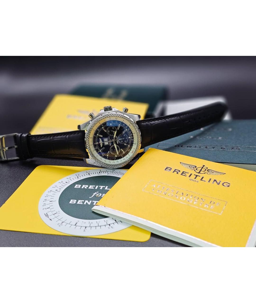 BREITLING Черные часы, фото 7