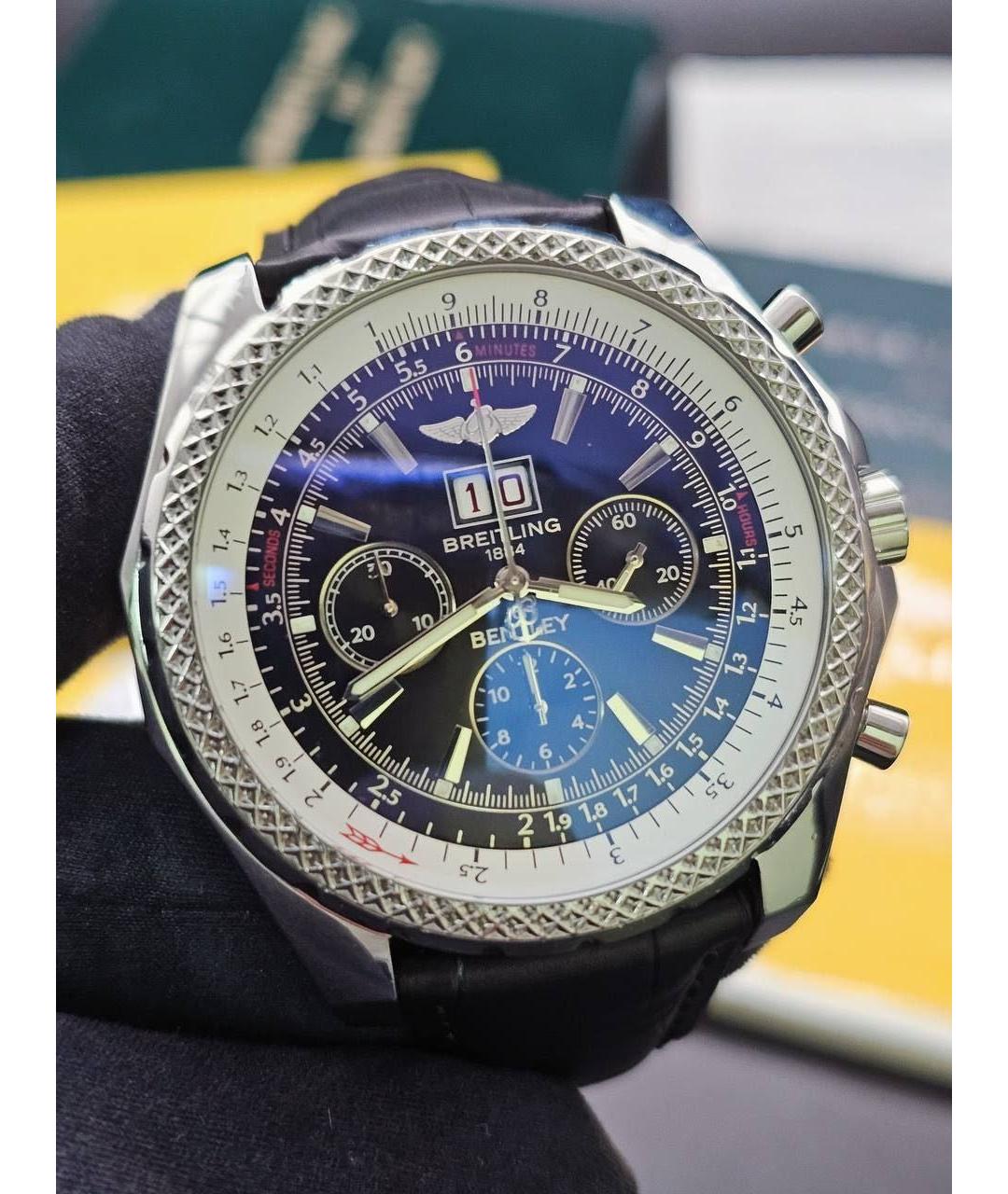 BREITLING Черные часы, фото 2
