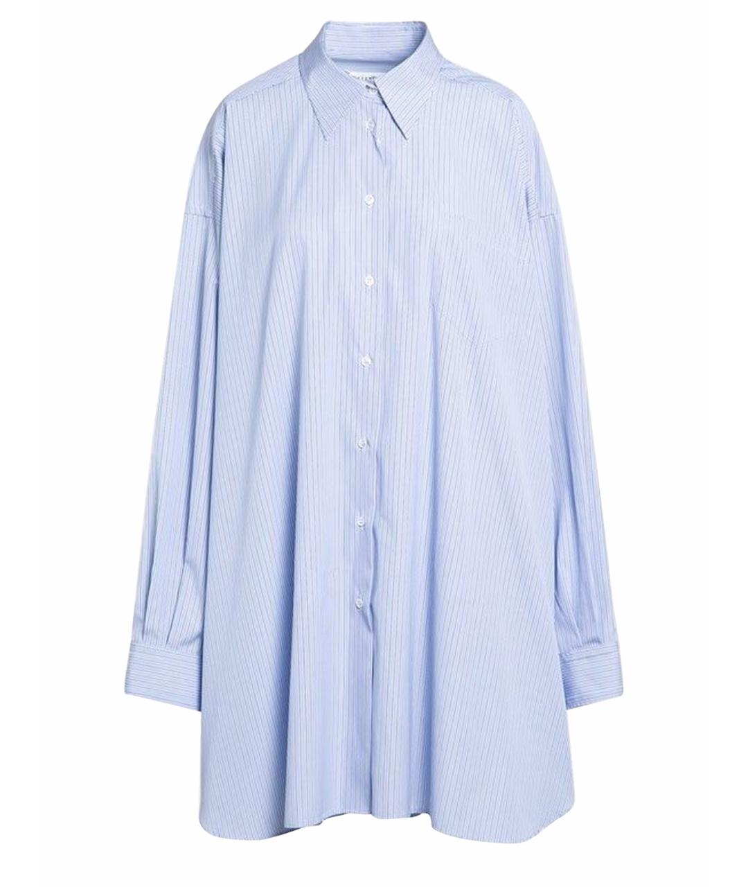 MAISON MARGIELA Голубая хлопковая рубашка, фото 1