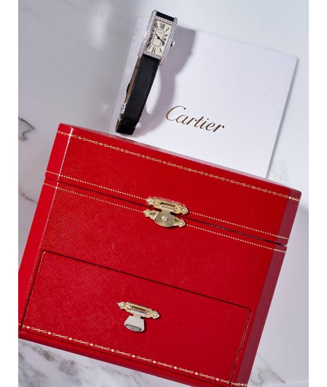CARTIER Часы из белого золота, фото 4