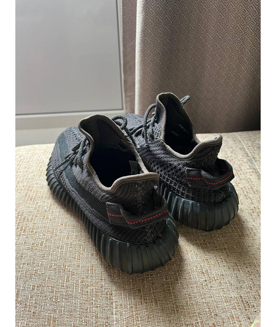 ADIDAS YEEZY Черные текстильные кроссовки, фото 4