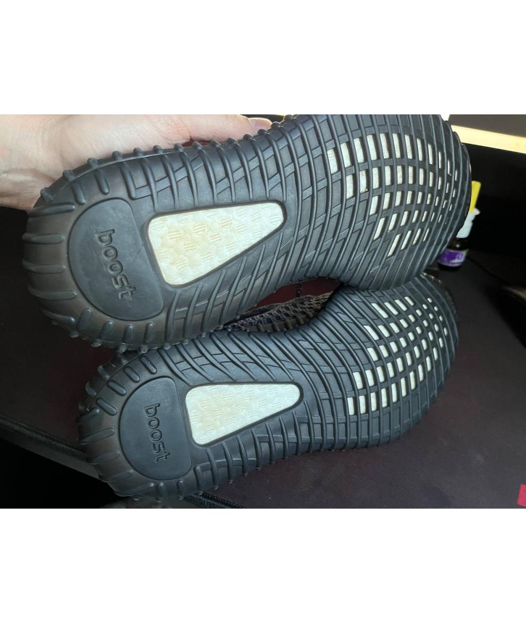ADIDAS YEEZY Черные текстильные кроссовки, фото 5