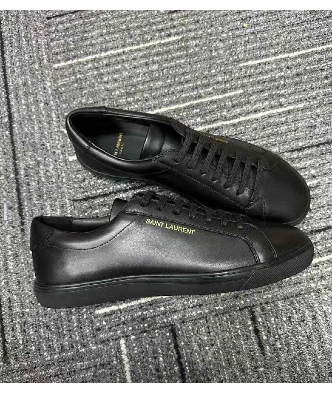 SAINT LAURENT Черные кеды, фото 3
