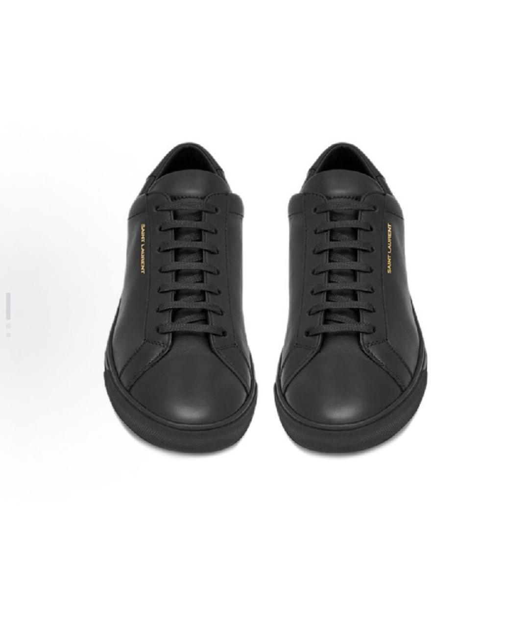 SAINT LAURENT Черные кеды, фото 2