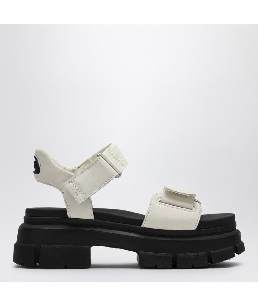 UGG AUSTRALIA Мульти кожаные сандалии, фото 5
