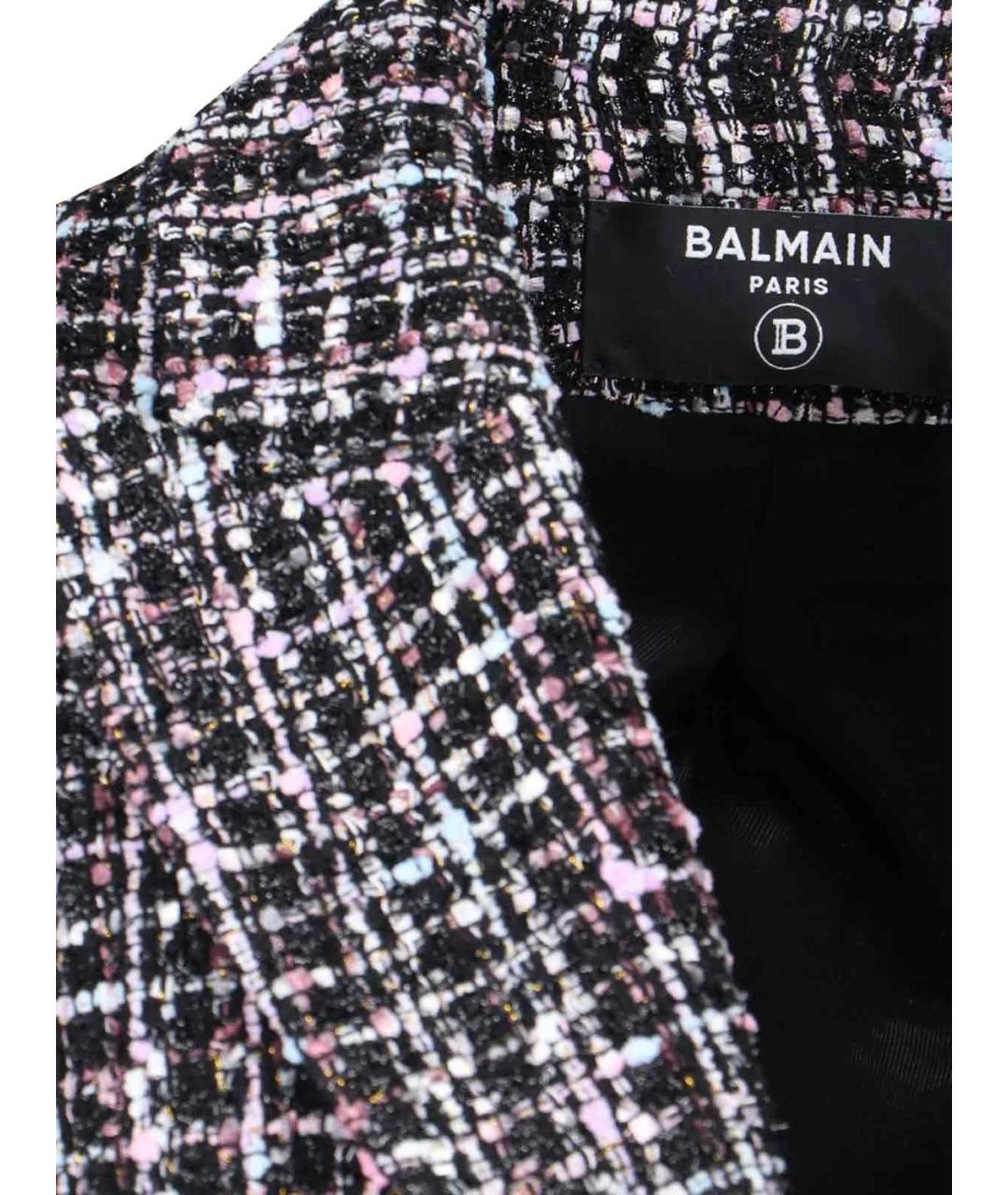 BALMAIN Мульти полиэстеровый жакет/пиджак, фото 5