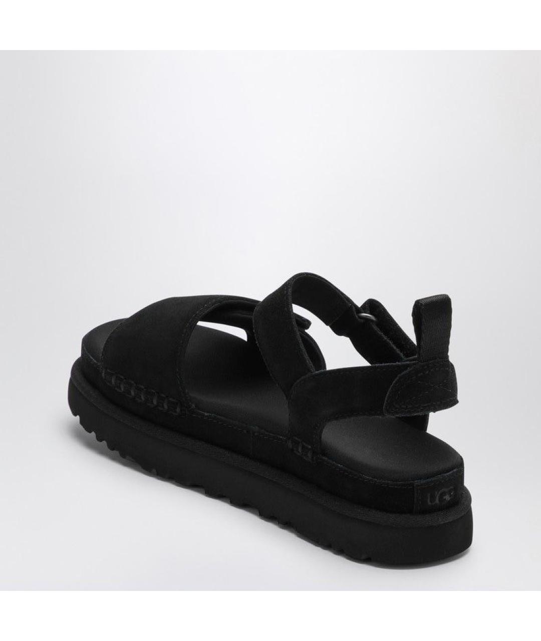 UGG AUSTRALIA Черные сандалии, фото 4