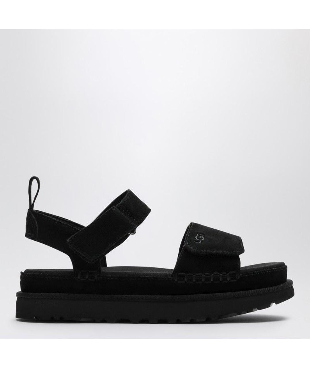 UGG AUSTRALIA Черные сандалии, фото 6