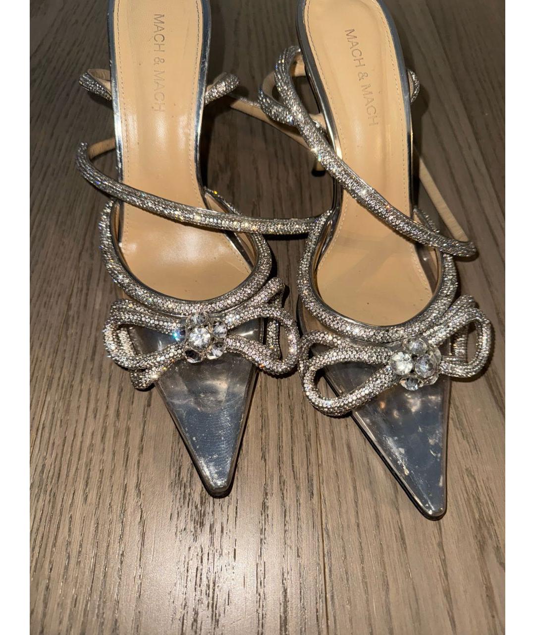 MACH&MACH Серебряные кожаные туфли, фото 7