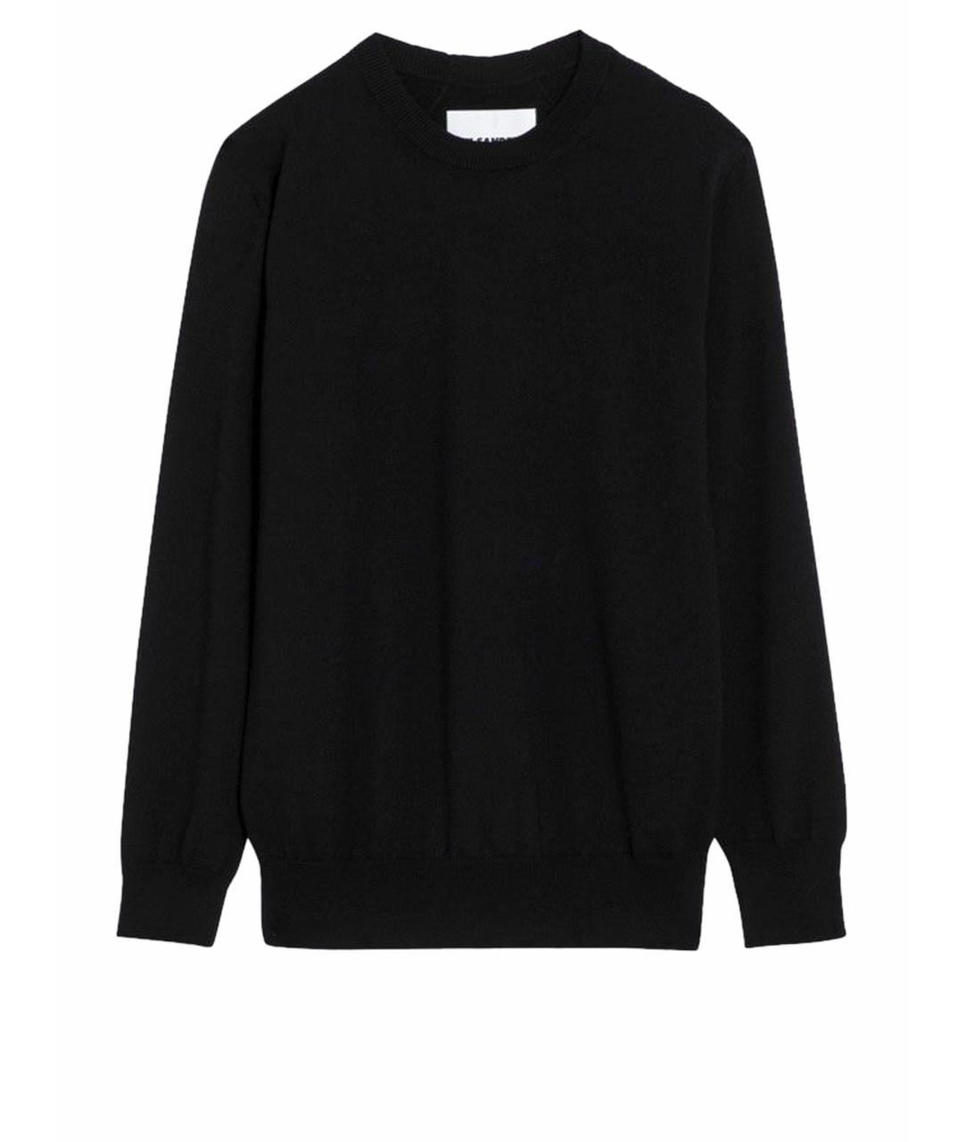 JIL SANDER Черный шерстяной джемпер / свитер, фото 1