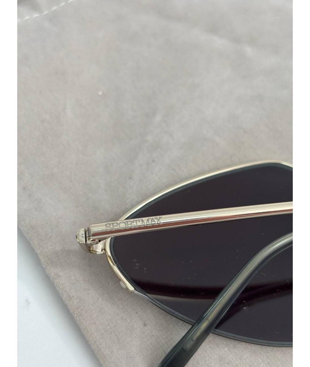 SPORTMAX Мульти металлические солнцезащитные очки, фото 4