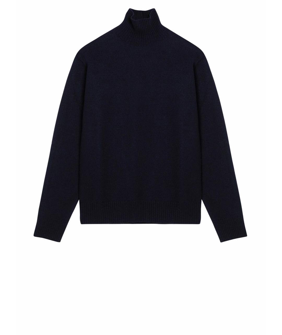 JIL SANDER Синяя шерстяная водолазка, фото 1