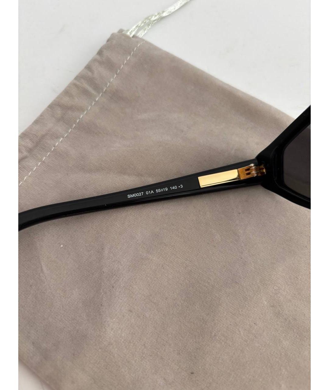 SPORTMAX Черные солнцезащитные очки, фото 4