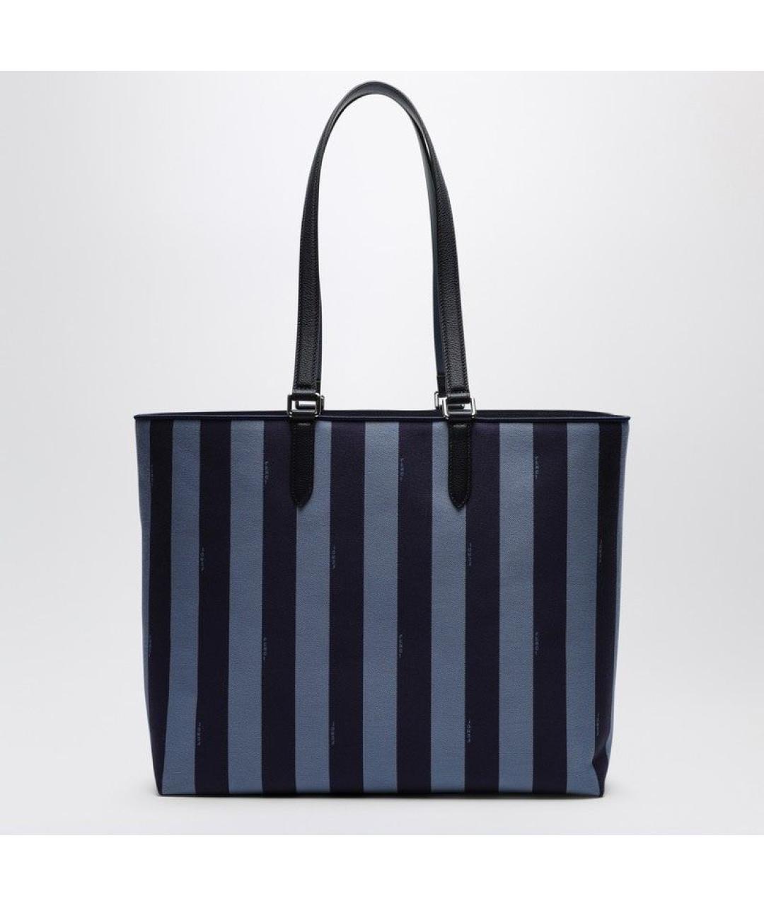 FENDI Синяя тканевая сумка тоут, фото 2