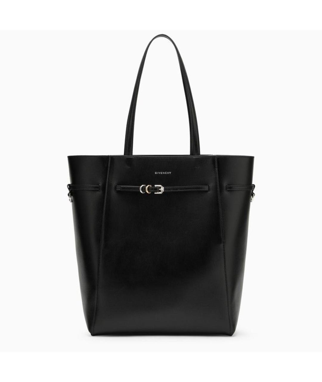 GIVENCHY Черная кожаная сумка тоут, фото 6