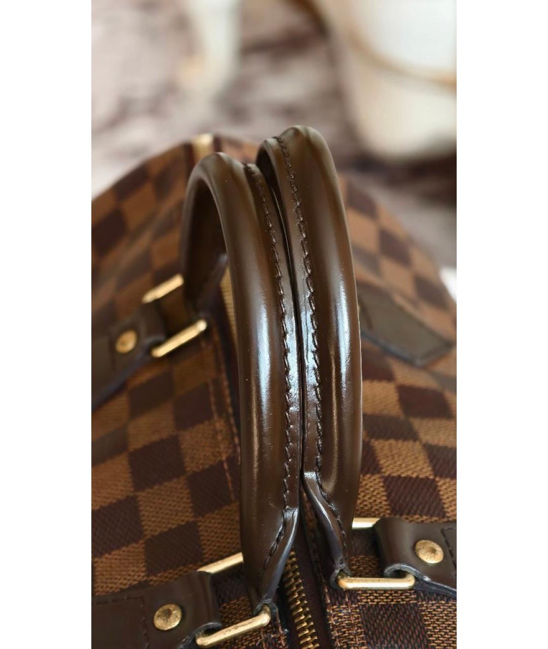 LOUIS VUITTON Коричневая сумка с короткими ручками, фото 7