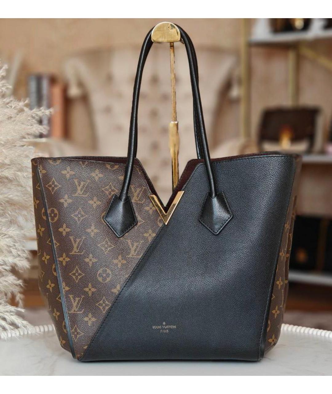 LOUIS VUITTON Коричневая сумка тоут, фото 9