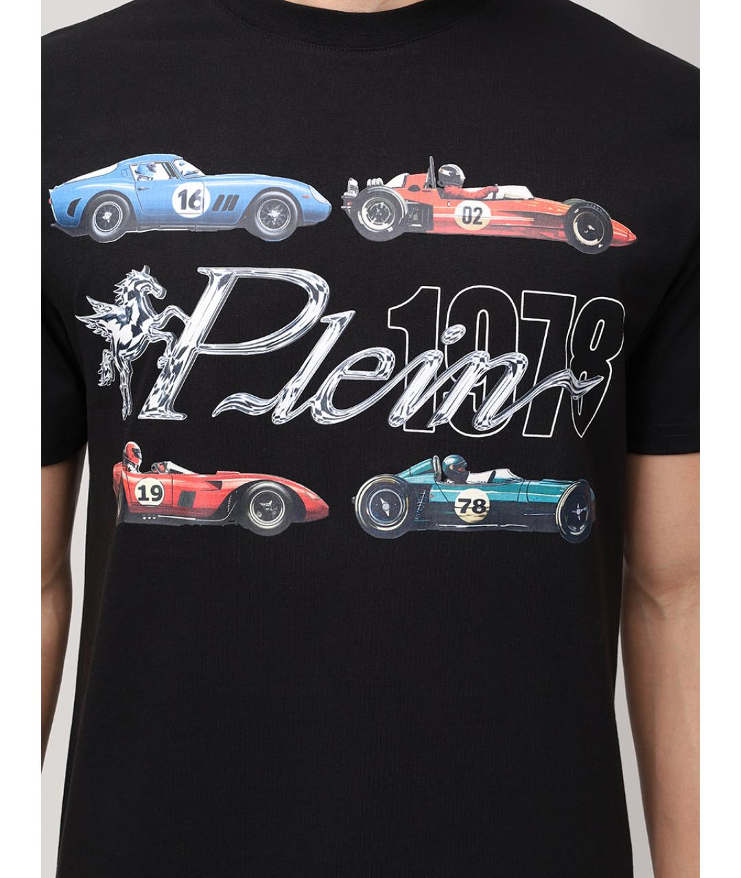 PHILIPP PLEIN Черная хлопковая футболка, фото 5