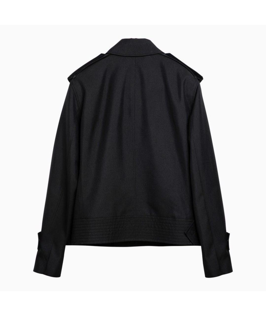 BURBERRY Черная полиэстеровая куртка, фото 2