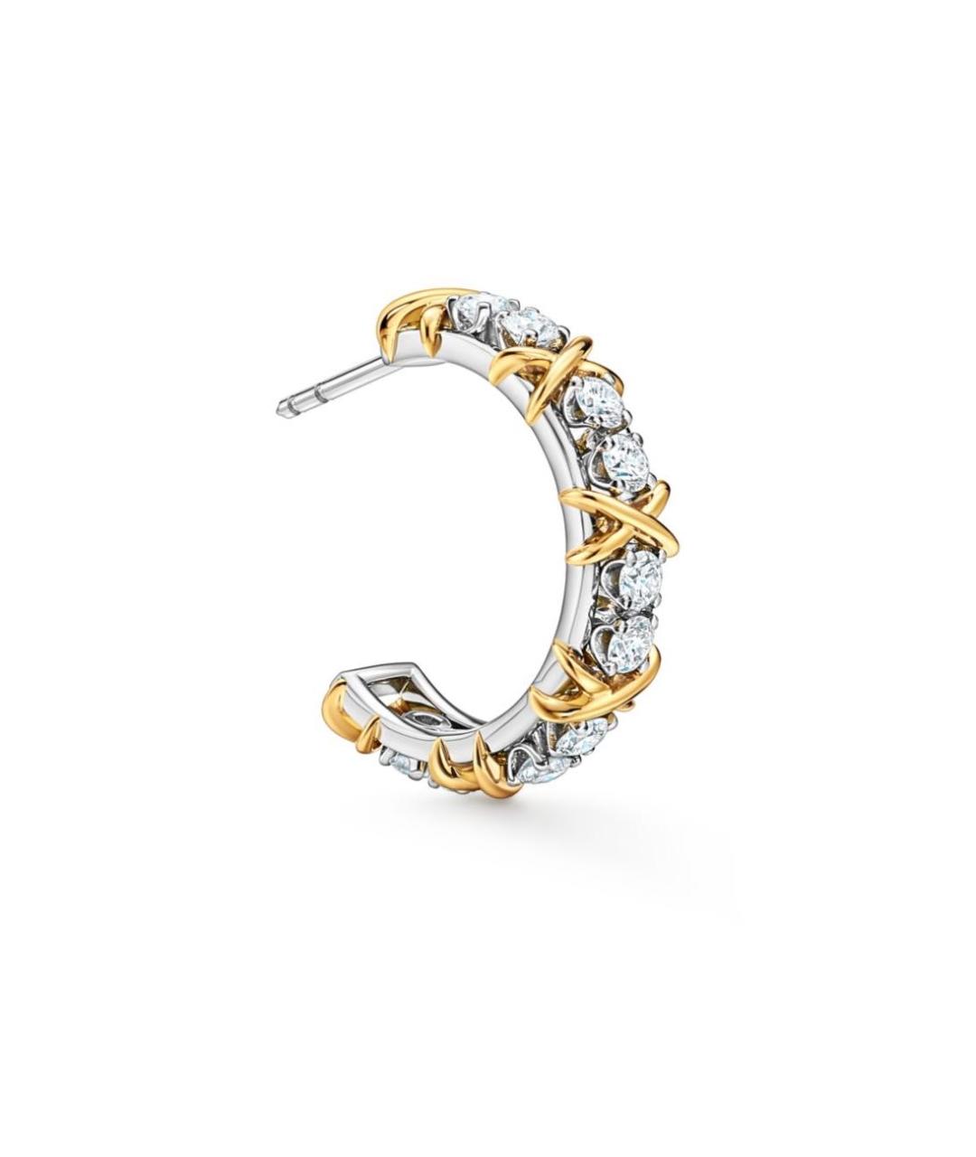 TIFFANY&CO Золотые серьги из желтого золота, фото 3