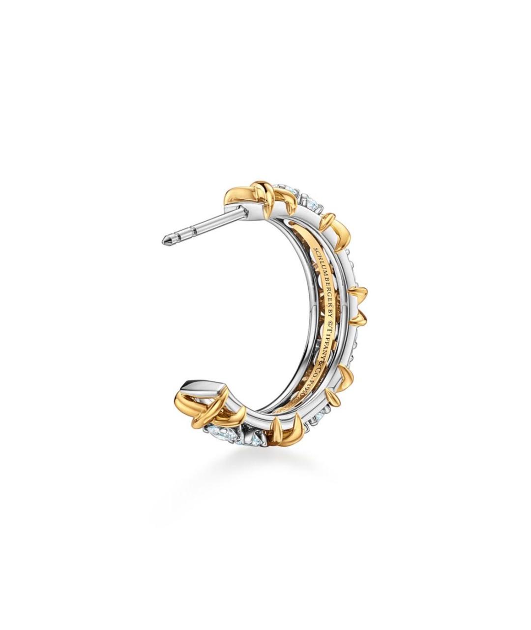 TIFFANY&CO Золотые серьги из желтого золота, фото 2