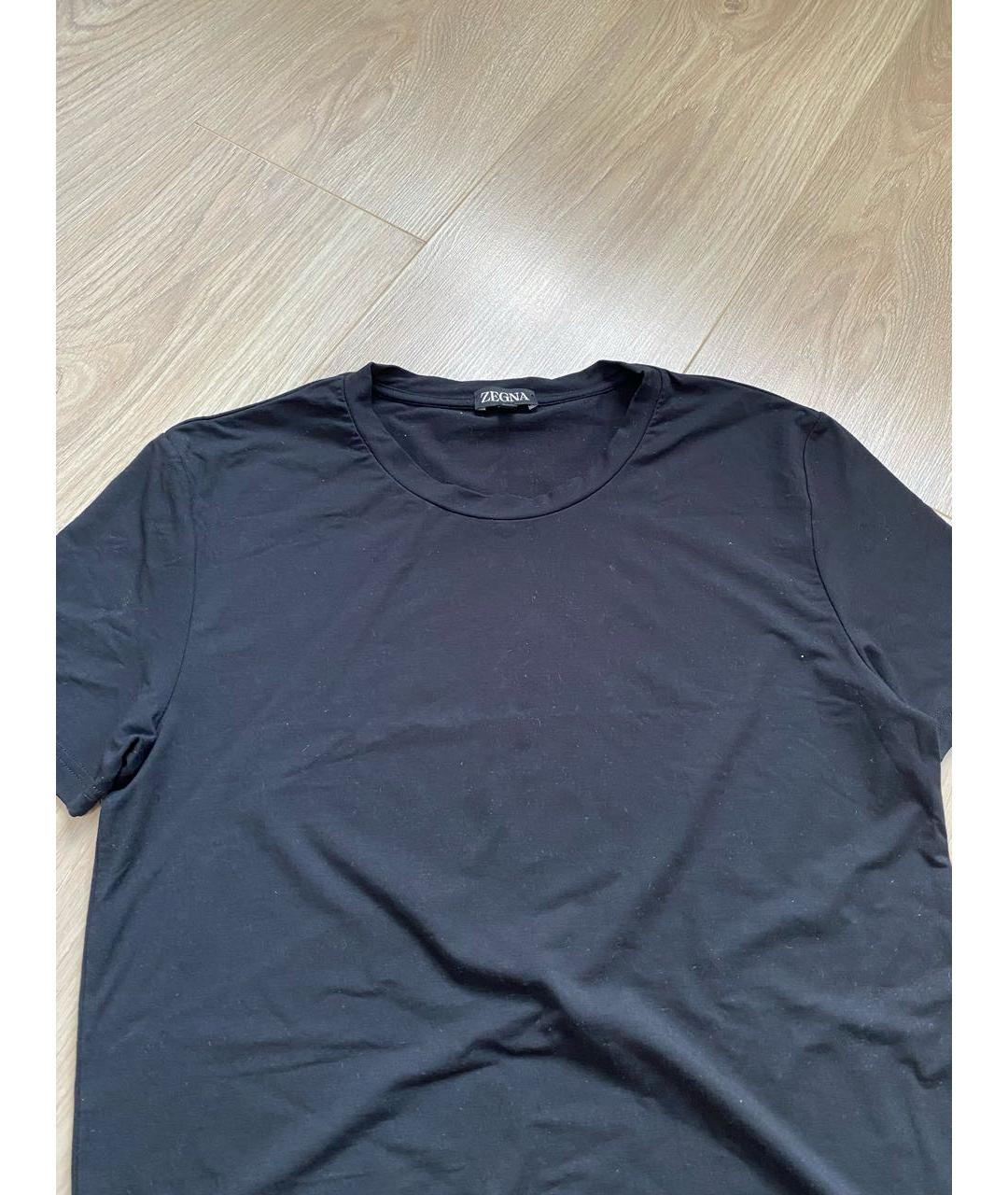 ERMENEGILDO ZEGNA Черная футболка, фото 4