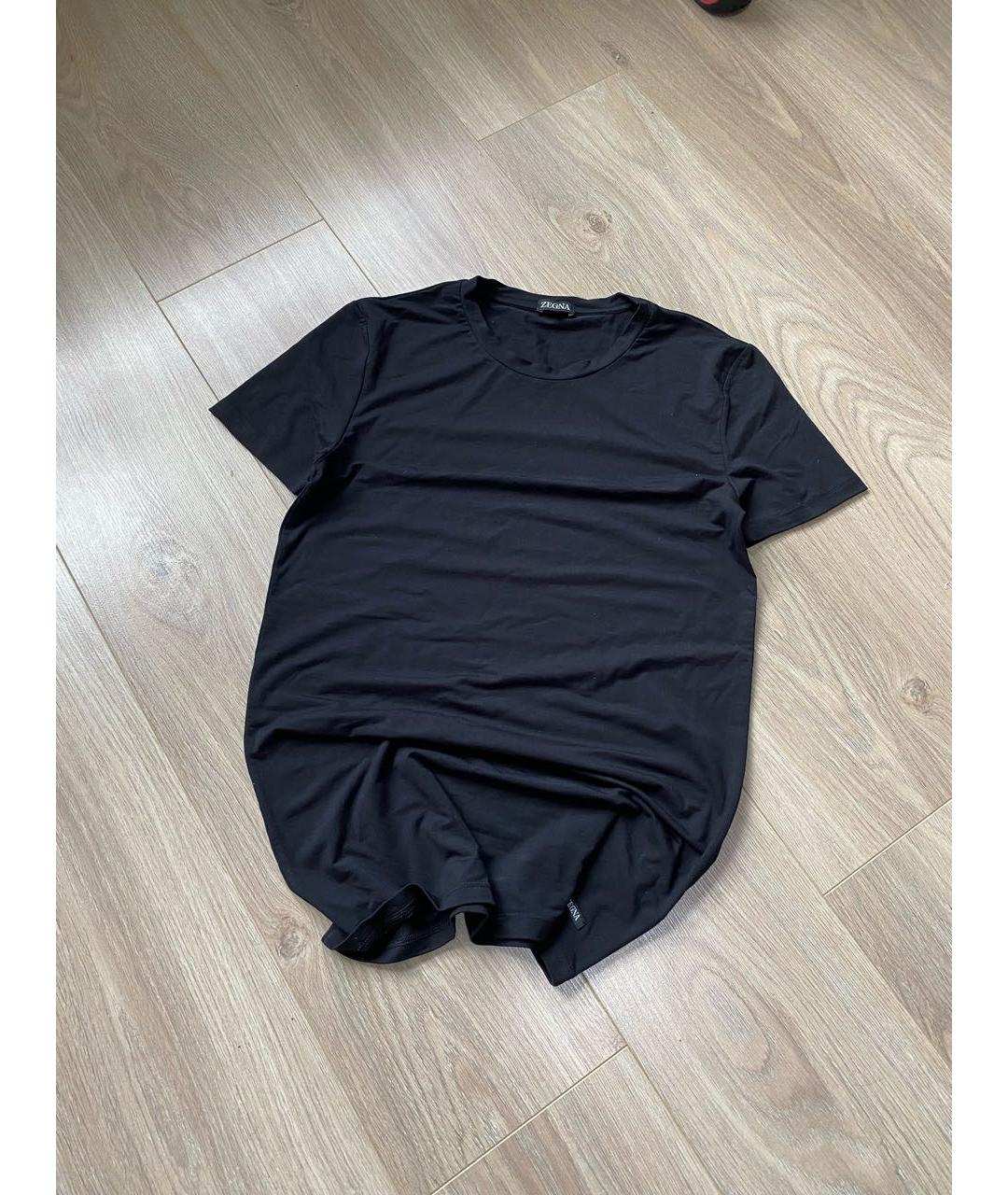 ERMENEGILDO ZEGNA Черная футболка, фото 3