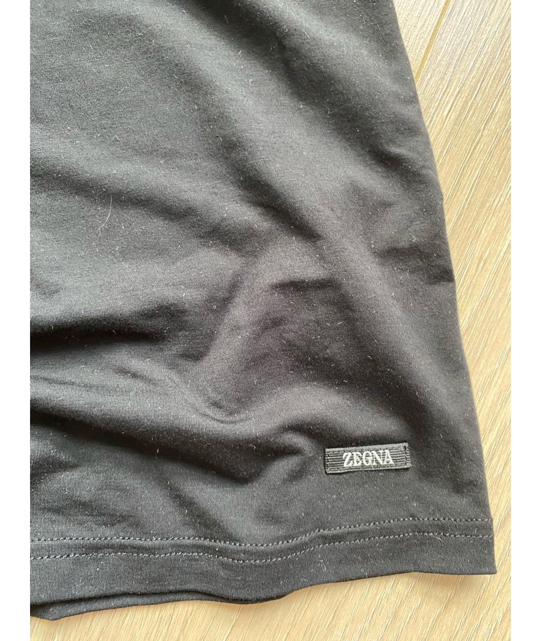 ERMENEGILDO ZEGNA Черная футболка, фото 6
