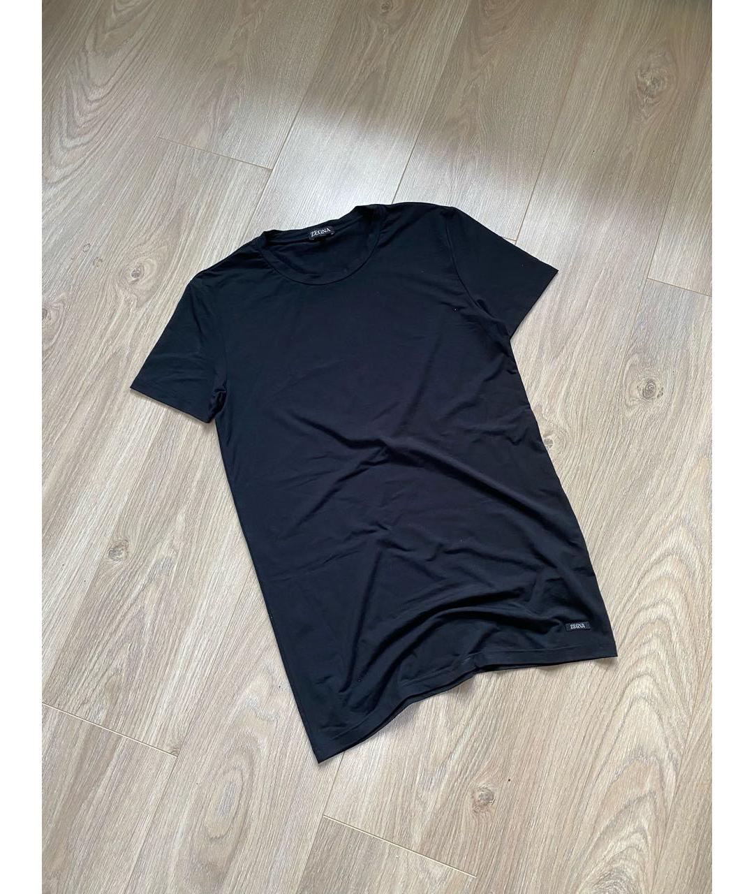 ERMENEGILDO ZEGNA Черная футболка, фото 7